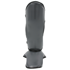 Novedad 2026: Protectores de Espinilla Universales Personalizados de Cuero Genuino para Boxeo y Kickboxing con Protección de Empeine - Product Image 2