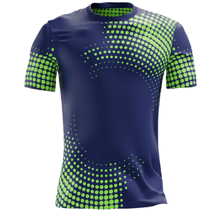 Maillot de football professionnel à manches courtes, 220 grammes, polyester, logo d'équipe brodé, t-shirt de sport - Product Image 2