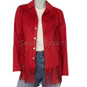 ขายเสื้อแจ็คเก็ตหนังผู้หญิง แฟชั่นใหม่ กันลม สไตล์คาวเกิร์ล พร้อมดีไซน์สั่งทำพิเศษ - Product Image 3