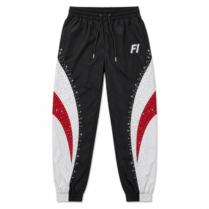 Men's Custom Nylon <b>Rhinestones</b> Windbreaker Tracksuit Lightweight Hooded Streetwear Running <b>Jacket</b> men's <b>jackets</b> - Product Image 2