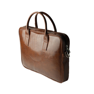Genuine <b>Leather</b> Luxury Laptop <b>Briefcase</b> with Comfortable Shoulder Carry Protective for Business Use - Product Image 5