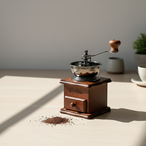Molinillo de Café de Madera de Primera Calidad 3203036 con Recipiente Metálico - Product Image 3