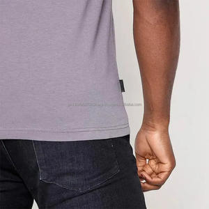 Camisetas de Franela Casuales para Hombre de la Mejor Calidad, 100% Algodón, Tejidas en Estilo Simple, Opciones de Tallas Grandes, Colores Sólidos, Venta al por Mayor - Product Image 4