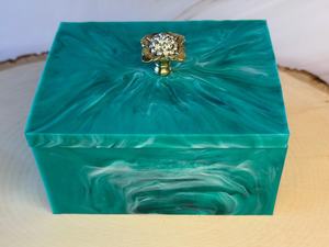 Caja de Joyería de Resina Hecha a Mano, Ecológica y de Lujo, con Color y Forma Personalizados para Decoración del Hogar - Product Image 2