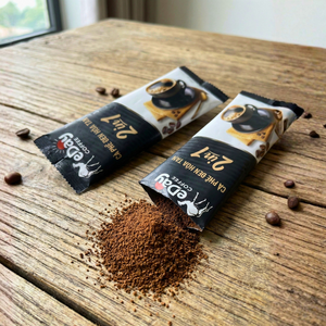 eDay Low-Calorie 3-in-1 Instant Slim Coffee Powder-First Grade 10 Sticks Per Box | Neutral Taste & Customized <b>Label</b> Packaging - Product Image 6