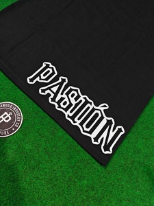 <b>Men's</b> Black Cotton T-Shirt With Puff Logo Print Regular Fit Casual Streetwear Short Sleeve O-Neck Jersey Tee - Product Image 5