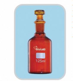 Bouteille en verre borosilicate ambré BOD, conteneur de test de laboratoire cylindrique, résistant aux produits chimiques, OEM personnalisé - Product Image 2