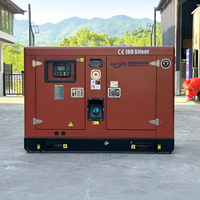 Generadores Diésel Industriales Silenciosos Trifásicos de 12kW, 15kW, 20kW, 25kW, 30kW, 40kW, 50kW, 60kW, Grupo Electrógeno de Reserva