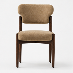 Chaise de salle à manger moderne en teck massif de luxe, durable et rembourrée, pour restaurant, café, hôtel, mobilier d'hôtellerie sur mesure - Product Image 2