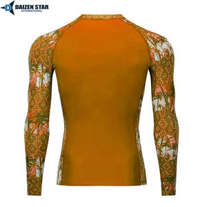 OEM Full Sleeve Rash Guard Custom Logo UPF50+ Breathable Sports Shirt Wholesale Compression Top Men Women - Product Image 2