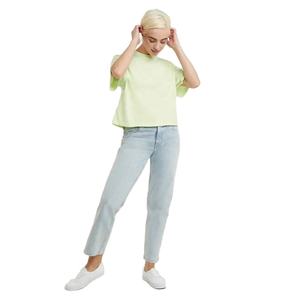 Best Quality Customized Crop <b>Tops</b> For Women's Cotton Breathable Crew Neck Streetwear Tee Custom Logo & Private Label Available - Product Image 2