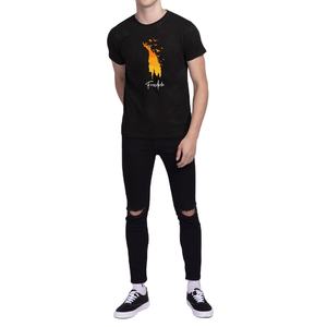 T-shirt pour homme en coton 100% respirant, séchage rapide et écologique, design unique, fabriqué au Pakistan, manches courtes, en vente - Product Image 3