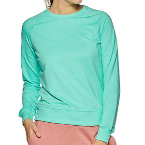 Sudadera cómoda de invierno para mujer con logo frontal, corte holgado y oversized, tela de algodón duradera, forro polar cepillado para uso anual. - Product Image 6