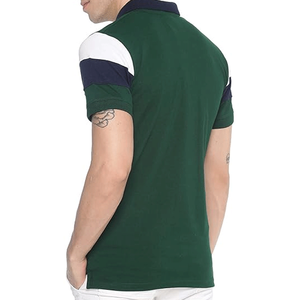 Camisa Polo Personalizada Antiarrugas Bordada de Color Sólido para Hombre, Corte Regular Informal, Manga Corta, Ropa de Verano, Camisas Polo para Hombre - Product Image 4