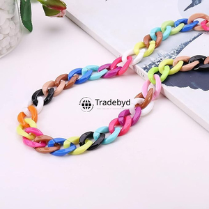 Collar de Cadena de Resina de Primera Calidad, Joyería Elegante y Moderna para Mujer, Accesorios de Moda Tradebyd - Product Image 3