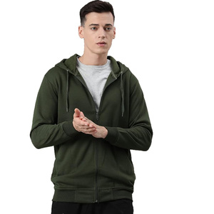 Sudadera con Capucha de Invierno para Hombre, 100% Algodón, de Primera Calidad, con Cierre, Impresión Personalizada, OEM/ODM, MOQ, Entrega Rápida, Servicio a Todo el Mundo - Product Image 1