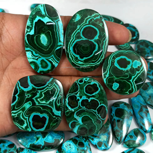 Chrysocolle Malachite Pierres précieuses en vrac Cabochons naturels Pierres à facettes Minéraux cristallins Fournisseur en gros Offres en gros - Product Image 1