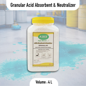 Absorbeur et neutralisant d'acides 4 litres – Granulés neutralisants et absorbants d'acides pour déversements chimiques - Product Image 2