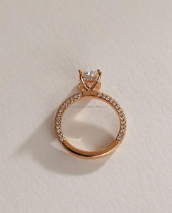 Arin Eternity <b>Band</b> IGI/GIA <b>Emerald</b> Lab Grown Diamond 14k Gold Wedding Engagement <b>Ring</b> Lab Created Jewelry for Women - Product Image 2