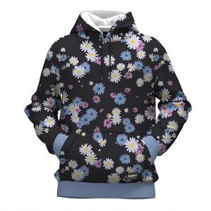 Sudadera con Capucha para Hombre, Estilo Otoñal, Tejido de Poliéster Sublimado con Estampado Degradado, Manga Regular - Product Image 4