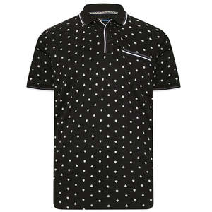 เสื้อเชิ้ตแขนยาวสีดำสำหรับผู้ชาย คอกลม ผ้าฝ้าย 100% ทรงปกติ สไตล์ลำลอง ผ้าถัก แห้งเร็ว ระบายอากาศได้ดี มีโลโก้ด้านหน้า - Product Image 5