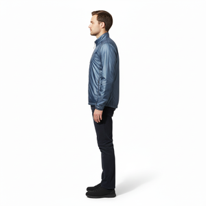 Chaqueta Cortavientos Impermeable para Hombre, Diseño Personalizado OEM, Bloques de Color, Chaqueta Deportiva para Correr al Aire Libre - Product Image 3