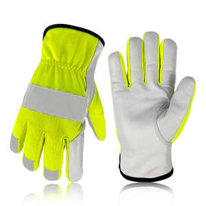 Guantes de Trabajo de Cuero de Alta Calidad de Fabricantes Directos de Fábrica, Colores y Diseños a Medida, Guantes de Cuero Resistentes para Trabajo Pesado - Product Image 1