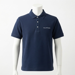 Camisa de Hombre Azul Marino, Tejido Sólido de Secado Rápido, Manga Corta, Cuello Clásico, Informal, para Golf, Negocios, Uniforme, OEM, ODM, Venta al Por Mayor - Product Image 1