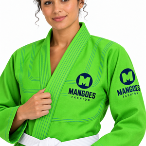 Kimono de Jiu-Jitsu Brésilien BJJ Gi Uniforme Unisexe IBJJF pour Compétition, 100% Coton Respirant, Tissu Pré-rétréci, Coutures Renforcées - Product Image 4