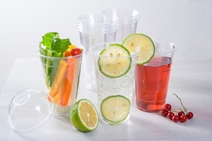 Vaso Transparente de PET de 12oz y 98mm con Tapa, Vaso Desechable de Plástico PET, Suministro de Fábrica de Taiwán - Product Image 6