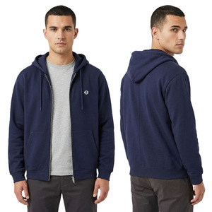 เสื้อฮู้ดซิปเต็มตัวผ้าฝ้ายฟลีซสำหรับผู้ชาย ทรงปกติ สไตล์สตรีทแวร์ โลโก้สั่งทำได้ เชือกผูกฮู้ด ผ้าหนา รับผลิตจำนวนมาก OEM - Product Image 1