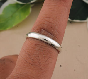 Bague minimaliste simple en argent sterling 925 empilable pour femme, idéale pour les fêtes et le quotidien – Fournisseur en gros de bijoux - Product Image 5