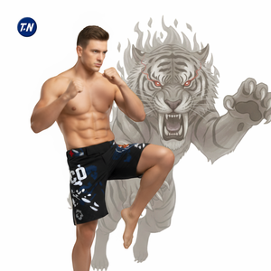 กางเกง MMA ยิวยิตสู BJJ ไซส์ใหญ่สำหรับผู้ชาย เอวกลาง สวมใส่สบาย ระบายอากาศได้ดี กันน้ำ กันลม เป็นมิตรกับสิ่งแวดล้อม แห้งเร็ว เย็บตะเข็บแข็งแรง - Product Image 6