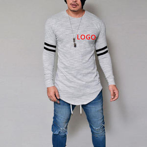 T-shirts décontractés pour hommes en sergé de coton respirant à col en V et manches courtes, impression de logo personnalisé, marque privée, vêtements d'extérieur, vente en gros, OEM - Product Image 4