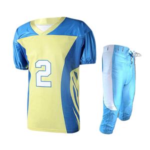 Custom Logo American Football Uniform High Quality 7 <b>Pads</b> XL Size Shirt <b>Pants</b> Youth Adults Sport Sets Sublimation Technique - Product Image 1