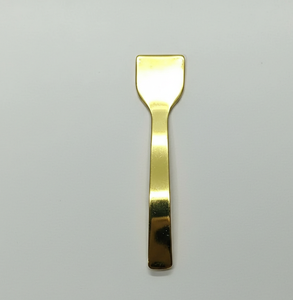Pure Brass Shilajit <b>Spoon</b> Handmade Ayurvedic Resin Mixing Tool Golden Metal Shilajit <b>Measuring</b> <b>Spoon</b> - Product Image 2