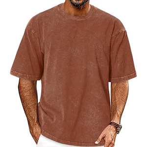 T-shirt oversize de luxe à épaules tombantes – Coton épais de qualité supérieure, coupe décontractée style streetwear, t-shirt en coton doux et respirant - Product Image 3