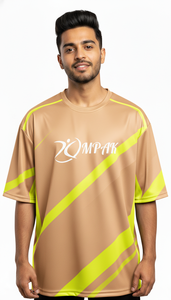 T-shirt tendance urbain surdimensionné à sublimation pour homme, style décontracté streetwear, look quotidien - Product Image 2