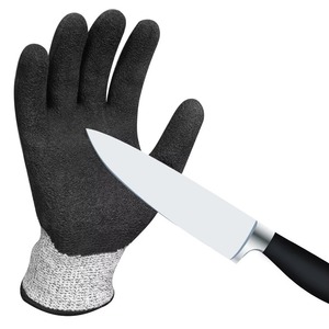 Gants de sécurité imperméables résistants aux coupures / Gants de travail antidérapants anti-coupures / Gants de protection anti-impact en polyester flexible - Product Image 6