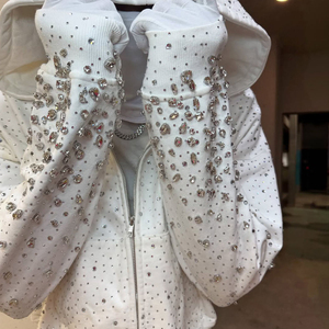 Vente en gros de vêtements pour hommes : Nouveau sweat à capuche zippé oversize personnalisé, tendance, uni, style sportswear - Product Image 2