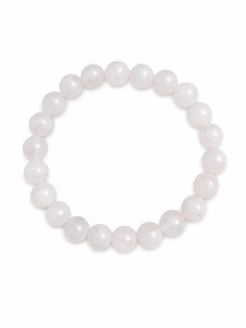 Natural Rose Quartz Healing Crystal Ball <b>Beads</b> Cute Unisex <b>Bracelet</b> Authentic Translucent Stone Energy Balancing Gift Jewelry - Product Image 3
