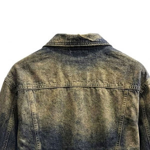 Vestes en jean pour hommes les plus vendues, en tissu coupe-vent et à séchage rapide, modèle 2026, teintes unies - Product Image 5