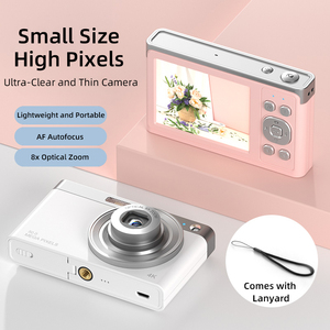 Cámara Digital de Video HD 4K 50MP Portátil, Zoom Óptico 8X, Enfoque Automático AF, Pantalla IPS de 2.88 Pulgadas, Mini Cámara Vlog para Viajes - Product Image 5