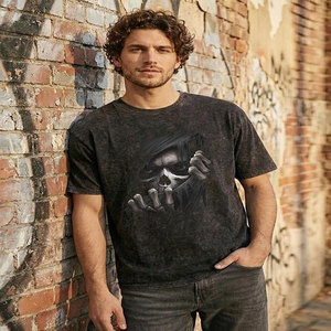 T-shirt d'été pour homme, blanc uni, 100% coton, coupe oversize, épaules tombantes, qualité supérieure, personnalisable - Product Image 2