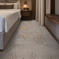 Tapis mural en nylon de luxe personnalisé, tapis d'hôtel imprimé, tapis de sol pour salon, chambre d'hôtel 5 étoiles