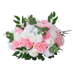10 Pezzi Composizione Floreale Artificiale a Sfera di Rose Diametro 45 cm per Centrotavola e Decorazioni Matrimoniali - Product Image 1