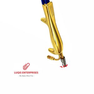 C Circular Breast Retractor with Fibre <b>Optic</b> Light Guide and Suction Tube <b>Instrument</b> - Product Image 4