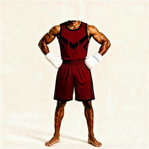 Ensemble de boxe en polyester pour l'entraînement avec gants, short et haut respirants toutes saisons - Product Image 4