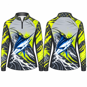 Camisa de Pesca de Secado Rápido Personalizable para Mujer, Transpirable, UPF 50+, Manga Larga, con Botones, para Pesca al Aire Libre - Product Image 2