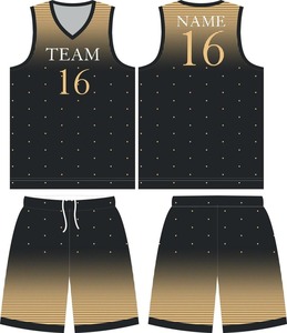 Vêtements de basket respirants 100% polyester, maillot de basket sur mesure - Product Image 5